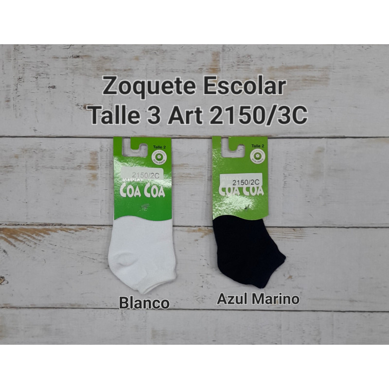 CoaCoa Zoquete Colegial T3