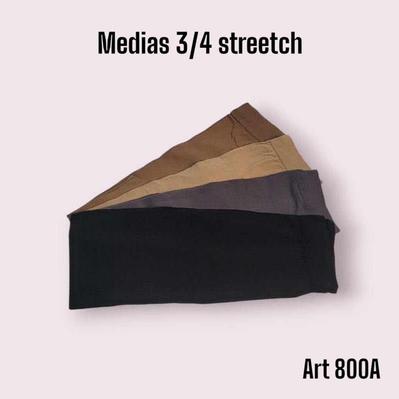 Anort Medias 3/4 Streetch