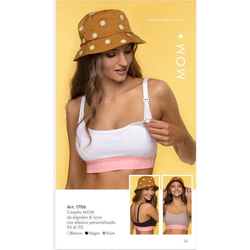 Brigitte Corpiño Maternal de Algodón Y Lycra