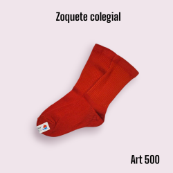 Media Caña Boyita Colegial  Rojo/Verde T2