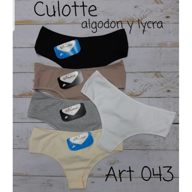 Nastase Culotte XL Alg y Lycra Lisa