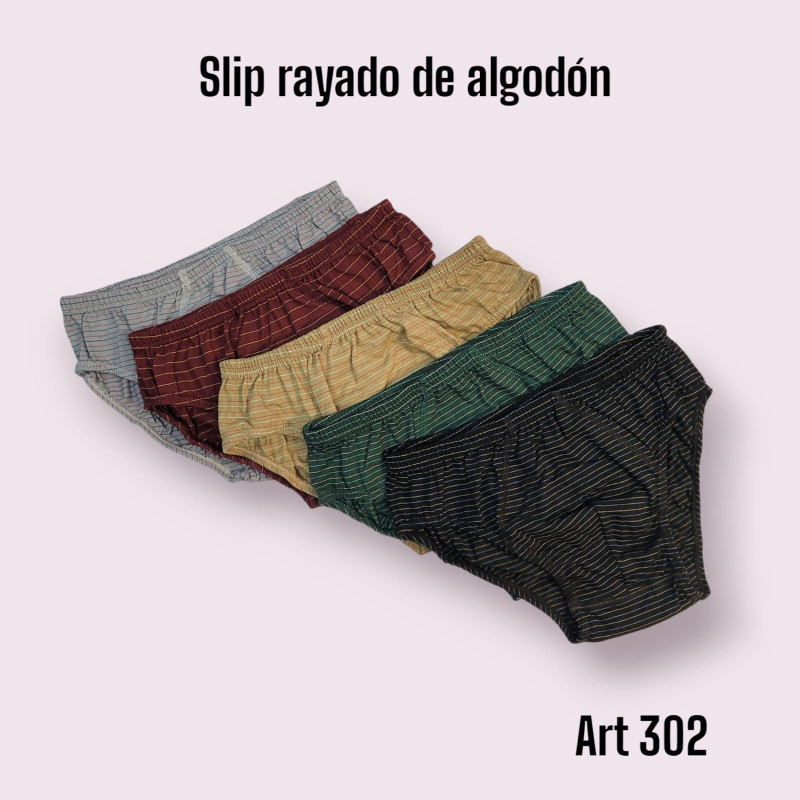 Slip Rayado Algodón  Bradbury T7/8