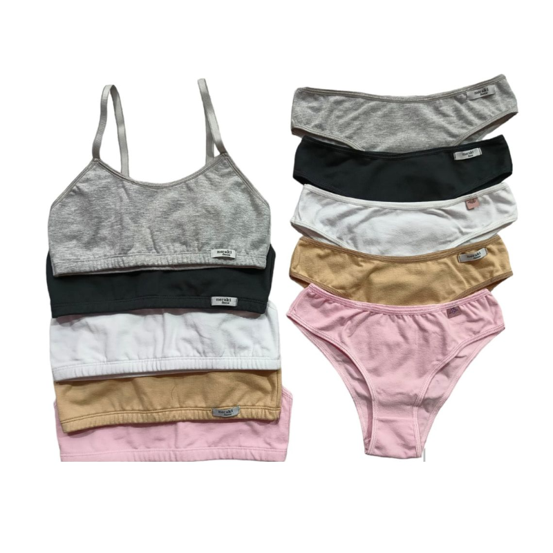 Meraki Conjunto Alg y Lycra Top y Vedetina