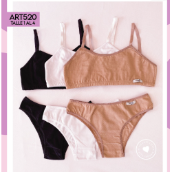 Meraki Conjunto Alg y Lycra Top y Vedetina