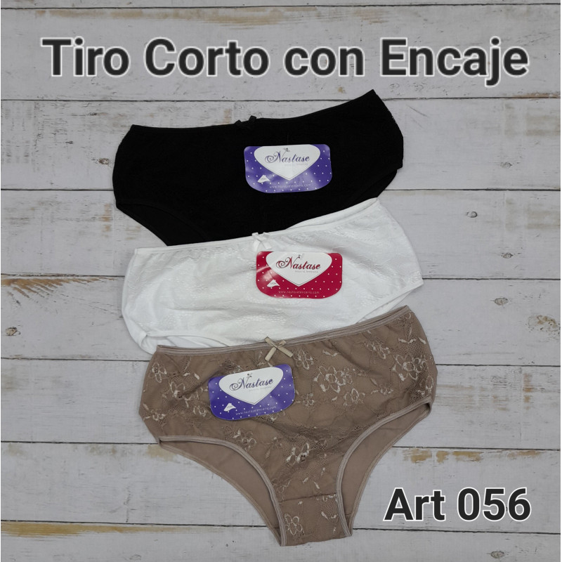 Nastase Tiro Corto XL Frente de Encaje