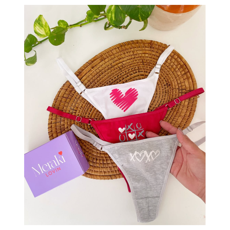 Meraki Pack x3 Cola Less Regulable Alg y Lycra