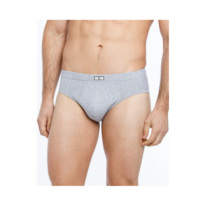 Slip Algodón y Lycra Rayado Eyelit T2/6