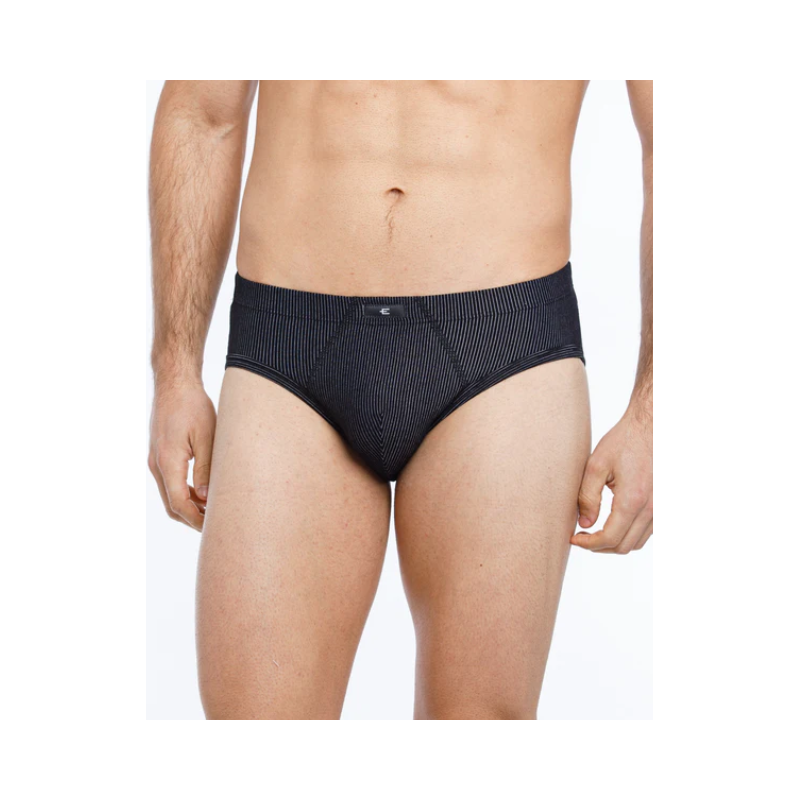 Slip Algodón y Lycra Rayado Eyelit T2/6