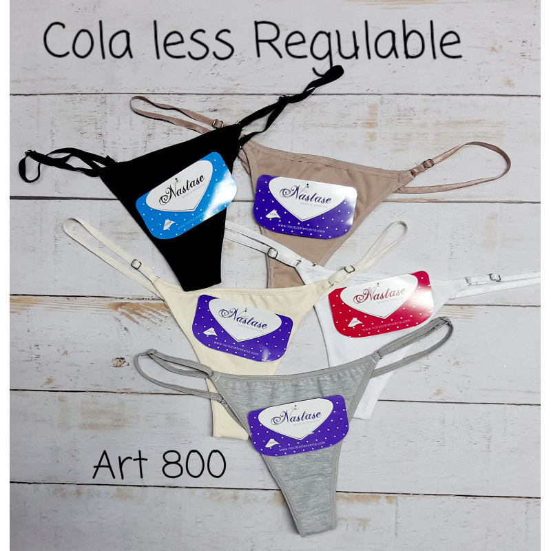 Nastase Cola Less Algodón Regulable
