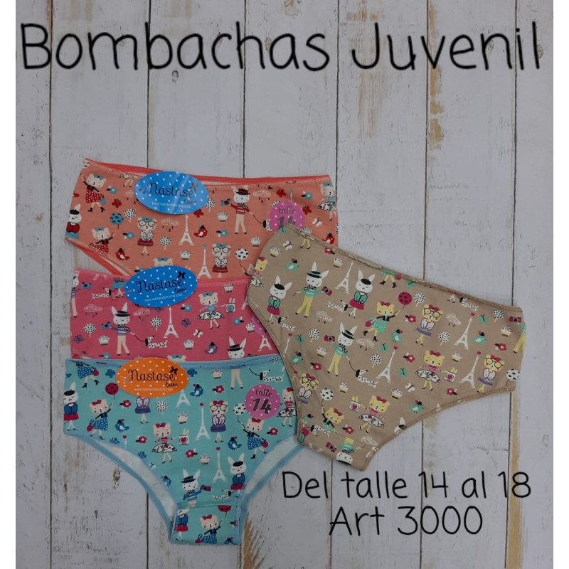 Nastase Bombacha de Nena Estampada T14/18