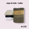 Juego de Toalla + Toallon Franco Valente