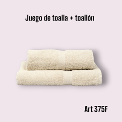 Juego de Toalla + Toallon Franco Valente