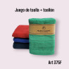 Juego de Toalla + Toallon Franco Valente