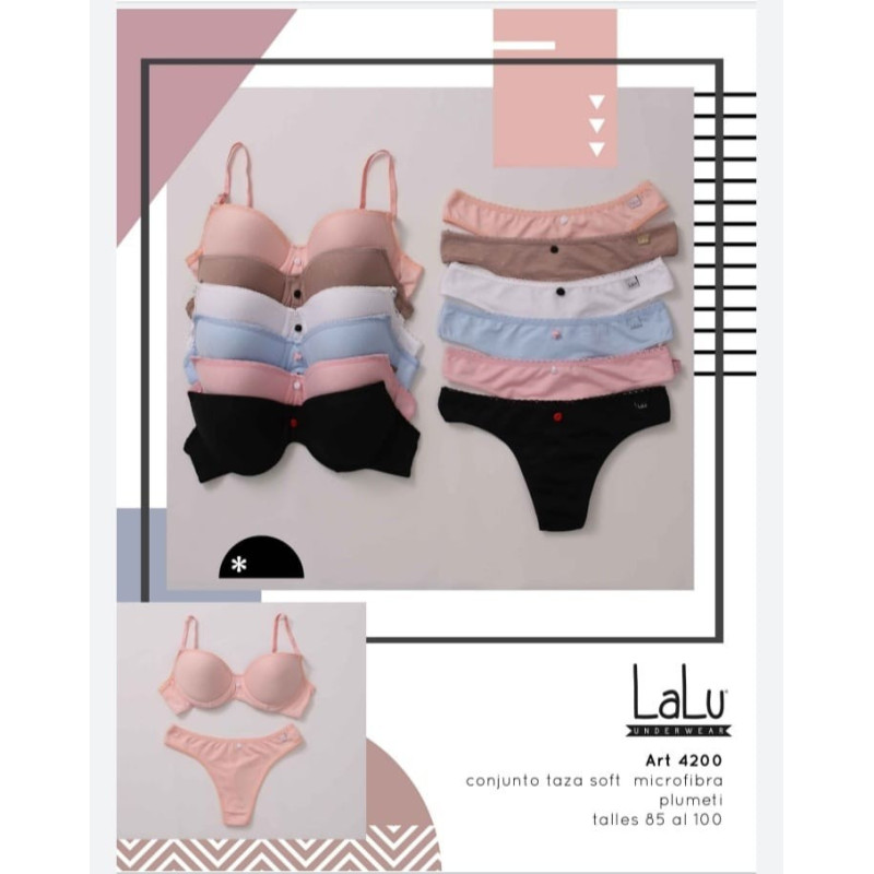 Lalu Conjunto Soft Plumeti    x