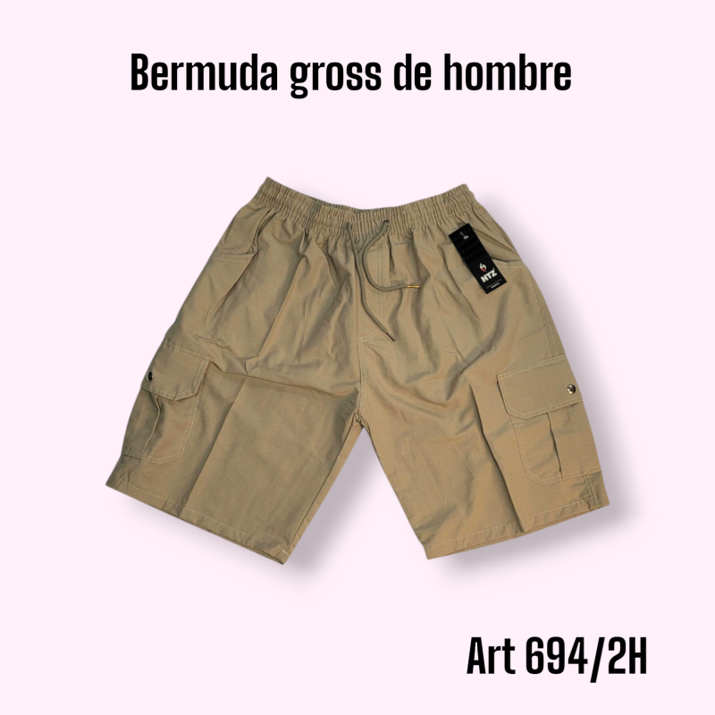 Bermuda Gross De Hombre Hitz Verano T9/10