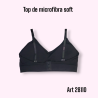 Top Microf Soft Bretel Ancho y Fino  Talle 2XL/3XL 3XL/4XL