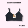 Top Microf Soft Bretel Ancho y Fino  Talle 2XL/3XL 3XL/4XL