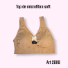 Top Microf Soft Bretel Ancho y Fino  Talle 2XL/3XL 3XL/4XL
