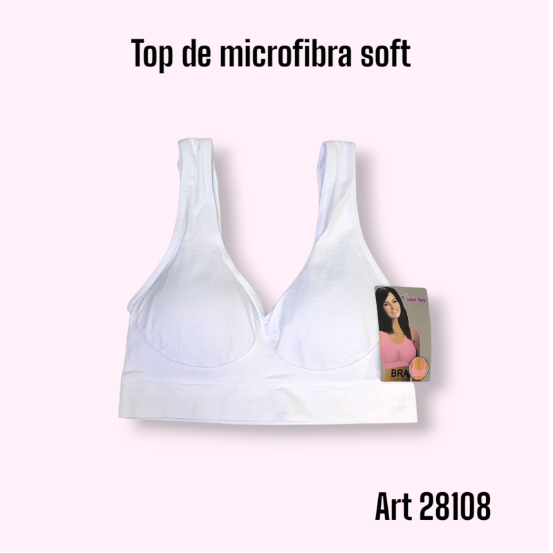 Top Microf Soft Bretel Ancho  Talle M/L   XL/XXL