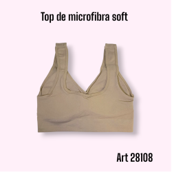 Top Microf Soft Bretel Ancho  Talle M/L   XL/XXL