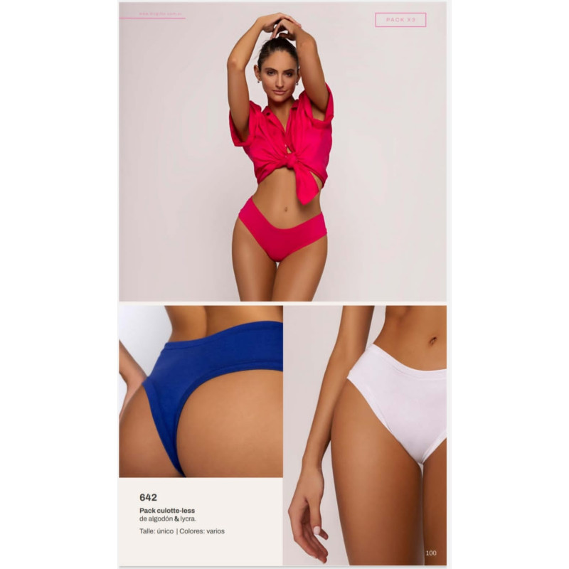 Brigitte Pack Culotte Less