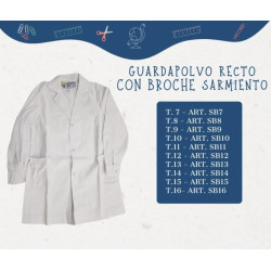 Guardapolvos Recto con...