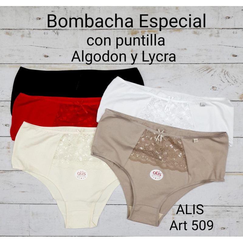 Alis Especial Alg Y Lycra con Encaje