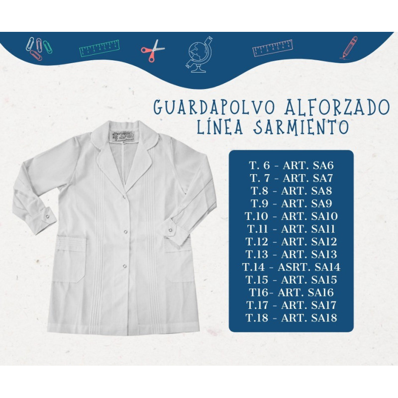 Guardapolvos Alforzado T14