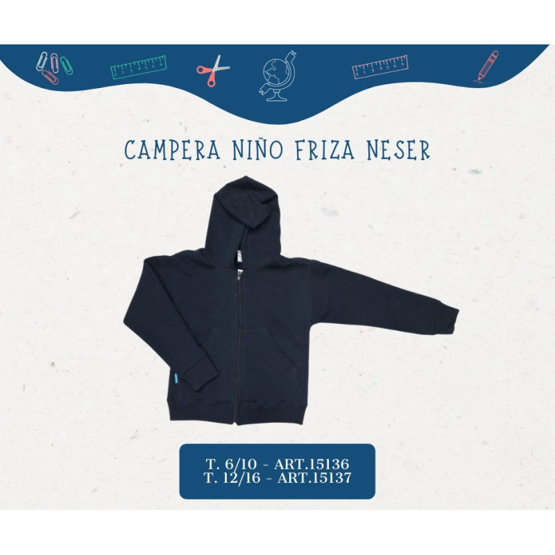 Neser Camperas Doble Friza Azul Niño    T6/10