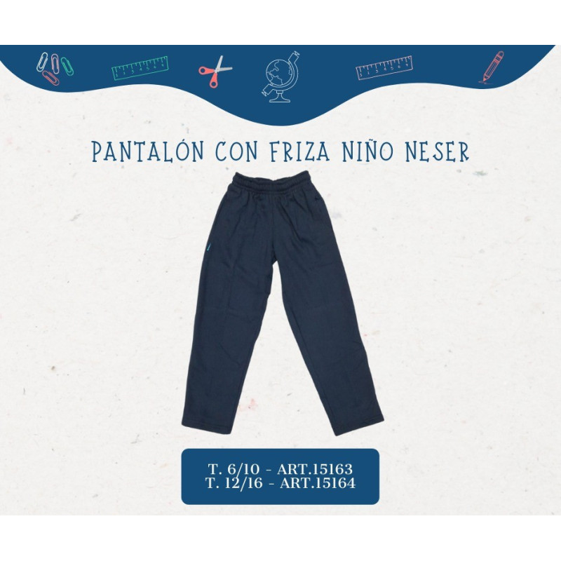 Neser Pantalon Con Friza Niño     T6/10