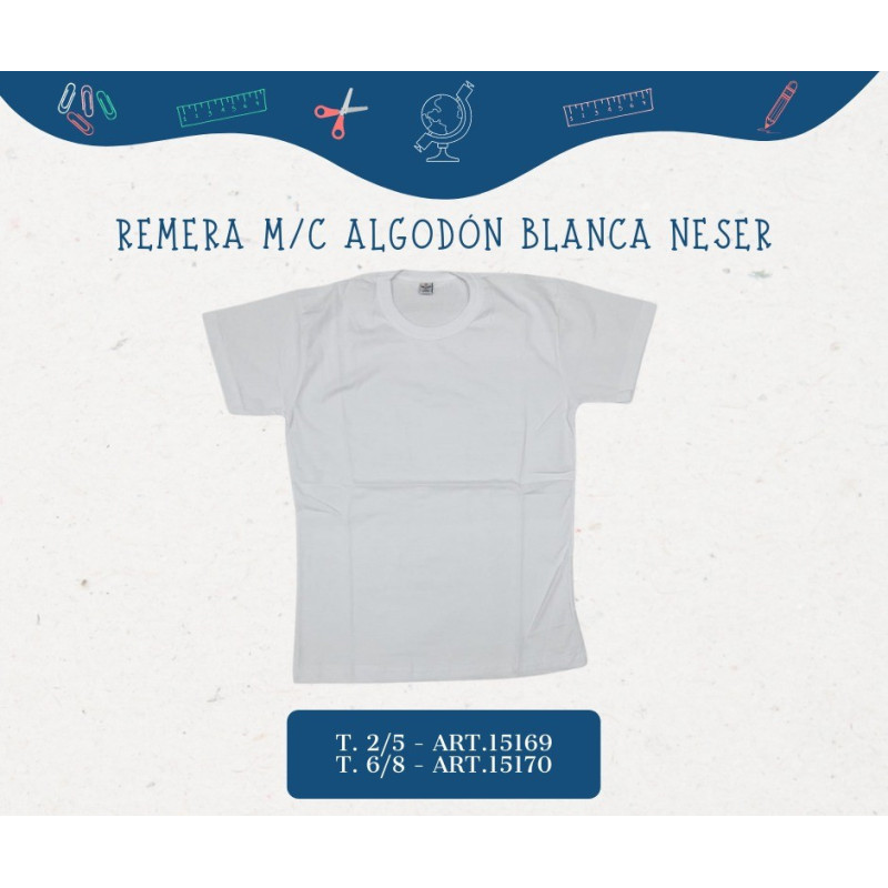 Neser Remeras MC Blanca               T2/5
