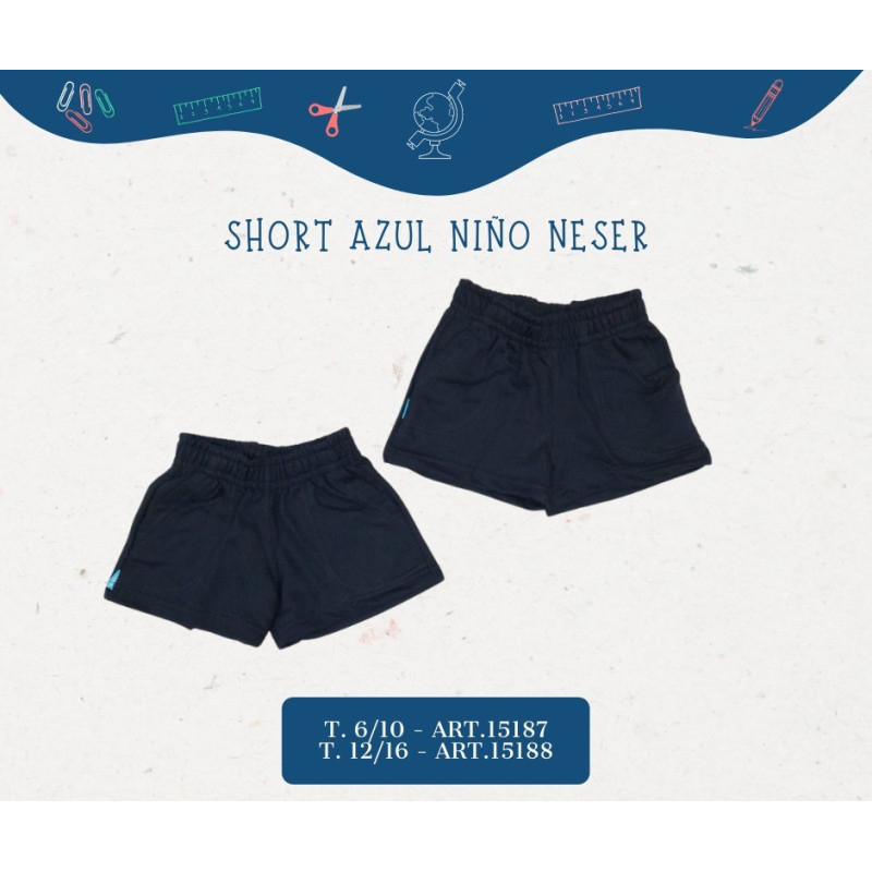Neser Short  Azul Niño      T12/16