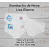 Nastase Bombacha de Nena Blanca 8/12