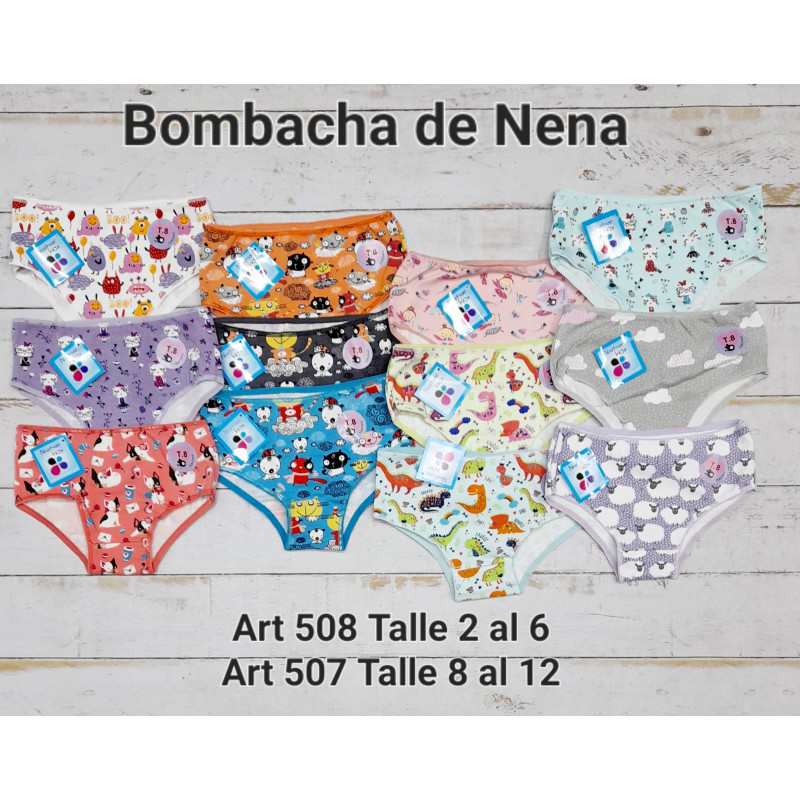 Nastase Bombacha Nena Estampada  T8/12