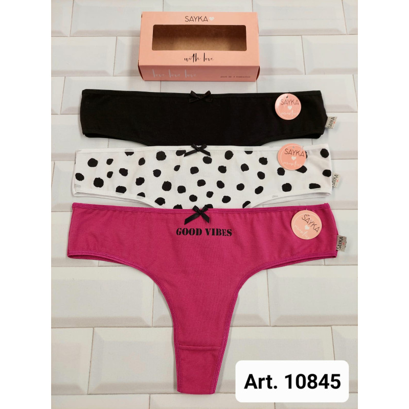 Sayka Pack x3 Culotte Less