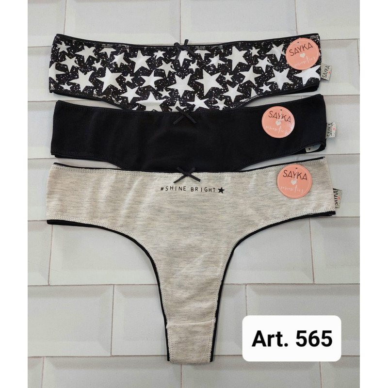 Sayka Culotte Less Alg y Lycra Estamp  X