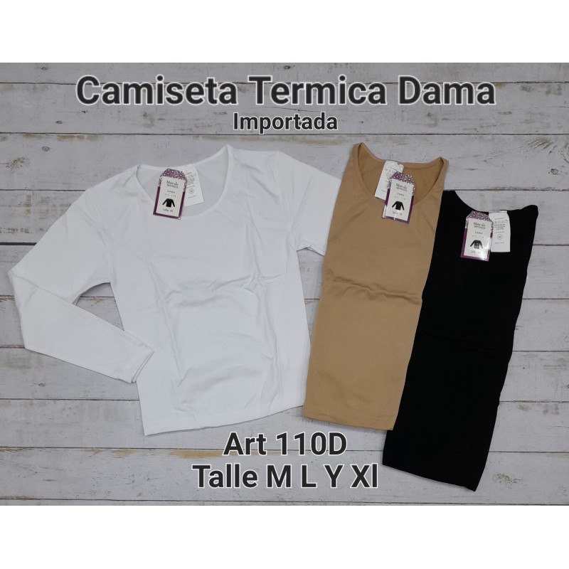 Camiseta Termica Maxima Dama TM/L/XL*