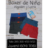 Boxer en Caja de Niño Rayado Mini T2/5
