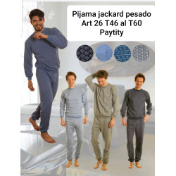 Paytity Pijama Jackard T56/60