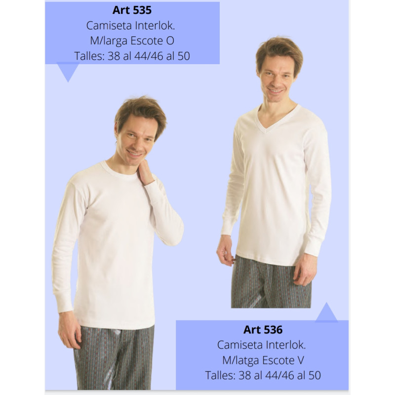 Paytity Camiseta ML Escote en "v" T46/50