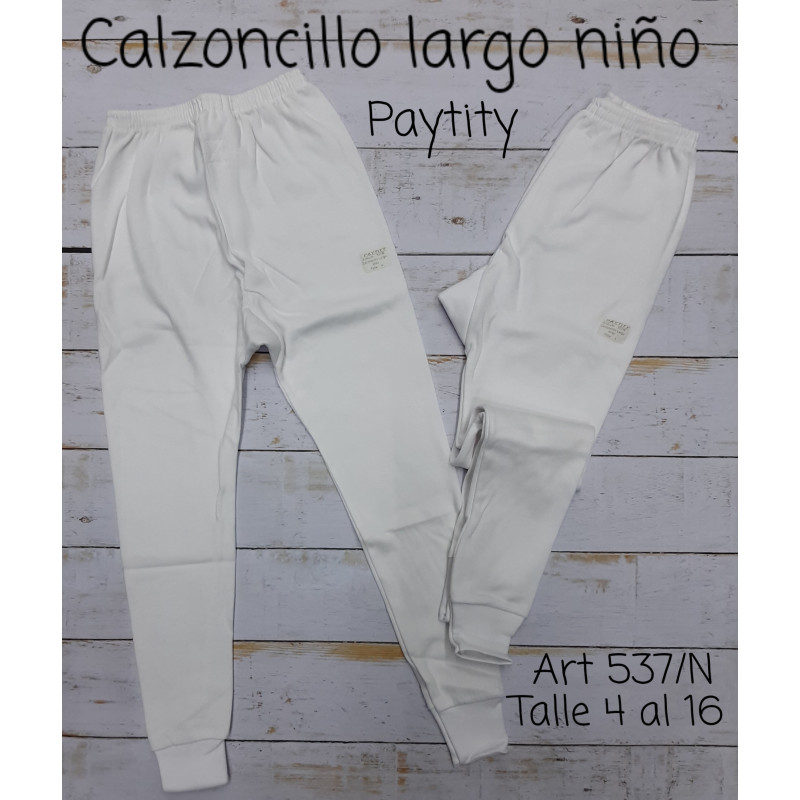 Paytity Calzoncillo Largo Niño     T14/16