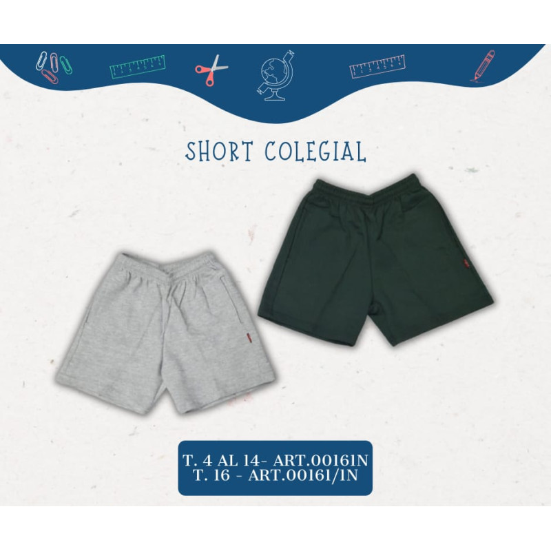*1Short Colegial T4/16 OFERTA