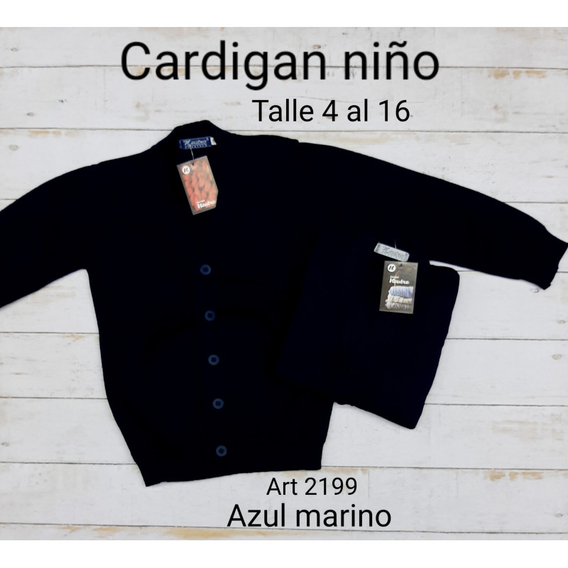 *1Cardigan Azul T6/16