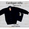 *1Cardigan Azul T6/16
