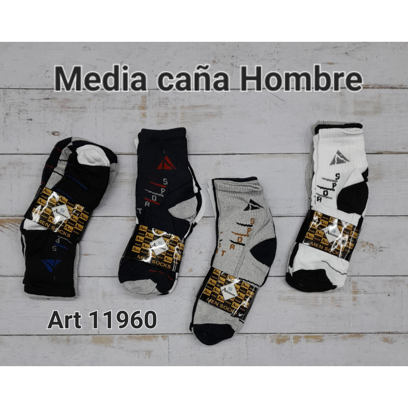 1/2 Caña SocMark hombre x3